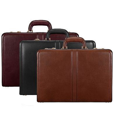 McKleinUSA Harper Leather 4.5-in. Expandable Attaché Briefcase