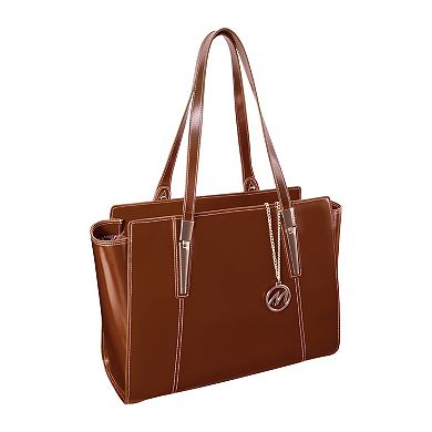 McKleinUSA Aldora Leather Tote with Tablet Pocket