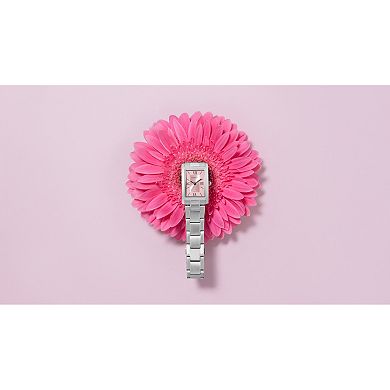 Caravelle Women's Classic Stainless Pink Dial Bracelet Watch - 43L224