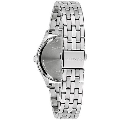 Caravelle Women's Stainless Light Blue Bracelet Watch - 43M124