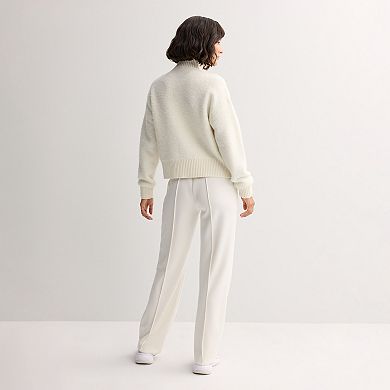 Women's FLX Boucle Bomber Sweater Jacket