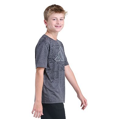Boys 8-20 adidas Short Sleeve Melange Lineage Tee