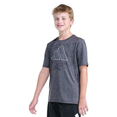 Boys 8-20 adidas Short Sleeve Melange Lineage Tee