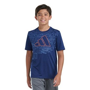 Boys 8-20 adidas Short Sleeve Melange Lineage Tee