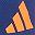 Navy W Orange