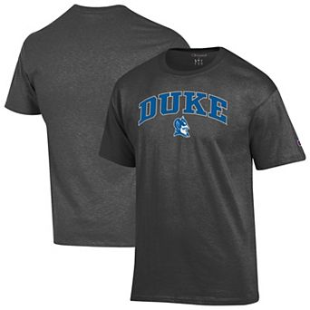Men's Champion Charcoal Duke Blue Devils Arch Over Logo T-Shirt