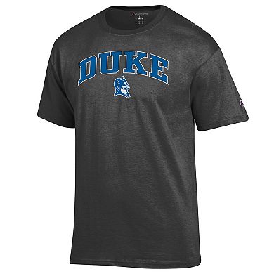 Men's Champion Charcoal Duke Blue Devils Arch Over Logo T-Shirt