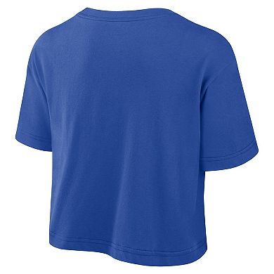 Women's Nike Royal Duke Blue Devils Athletic Prep Arch Dri-FIT Cropped T-Shirt