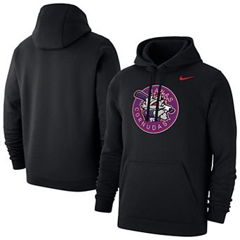 Men's Nike Black TCU Horned Frogs Ranas Cornudas Baseball��Club Fleece Pullover Hoodie