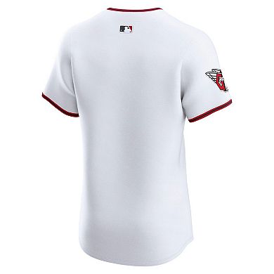 Men's Nike White Cleveland Guardians Home Elite Jersey