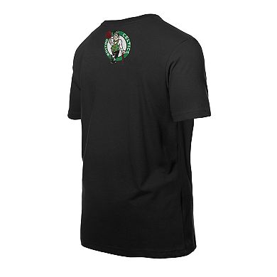 Men's New Era Black Boston Celtics Premium Wordmark T-Shirt