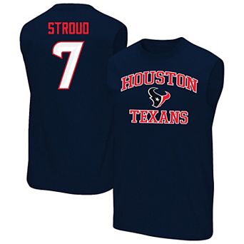 Men's Fanatics C.J. Stroud Navy Houston Texans Big & Tall Muscle Tank Top