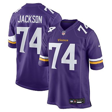 Men's Nike Donovan Jackson Purple Minnesota Vikings 2025 NFL Draft First Round Pick Game Jersey