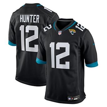 Men's Nike Travis Hunter Black Jacksonville Jaguars 2025 NFL Draft First Round Pick Alternate Game Player Jersey