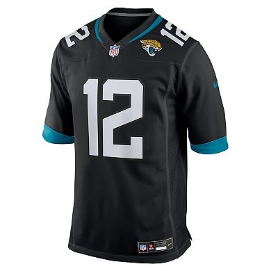 Men's Nike Travis Hunter Black Jacksonville Jaguars 2025 NFL Draft First Round Pick Alternate Game Player Jersey