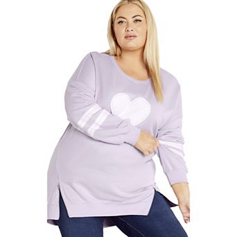 Avenue Women's Plus Size Love Me Sweater