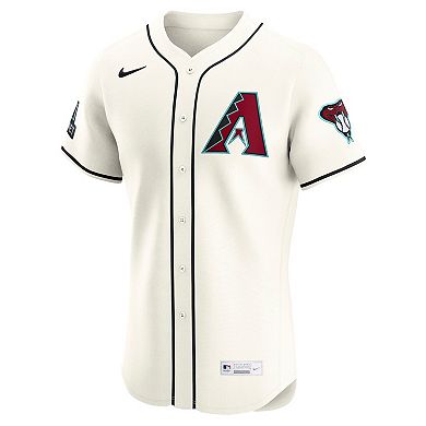 Men's Nike Cream Arizona Diamondbacks Home Elite Jersey