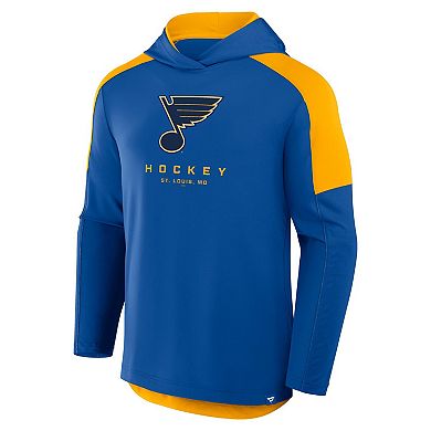 Men's Fanatics Royal St. Louis Blues Meta Game Transitional Pullover Hoodie