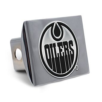 WinCraft Edmonton Oilers Premium Metal Chrome Hitch Cover