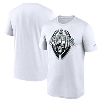 Men's Nike White Las Vegas Raiders Legend Icon Performance T-Shirt