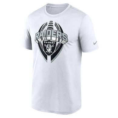 Men's Nike White Las Vegas Raiders Legend Icon Performance T-Shirt