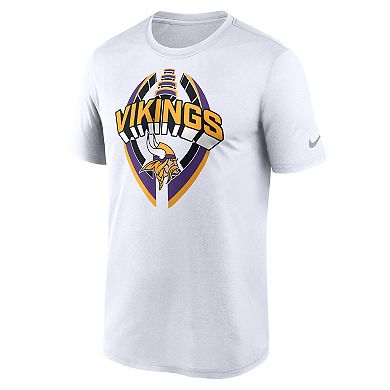 Men's Nike White Minnesota Vikings Legend Icon Performance T-Shirt