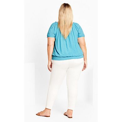 Avenue Women's Plus Size Oceana Top