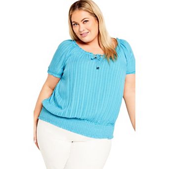 Avenue Women's Plus Size Oceana Top