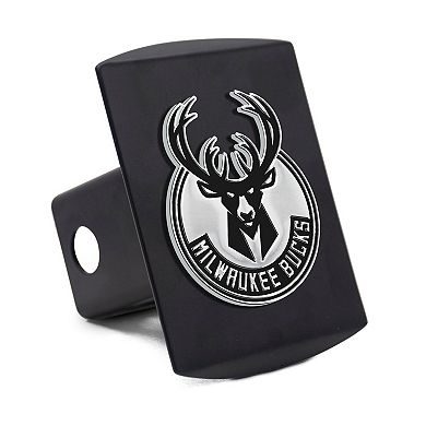 WinCraft Milwaukee Bucks Premium Metal Chrome Logo Hitch Cover