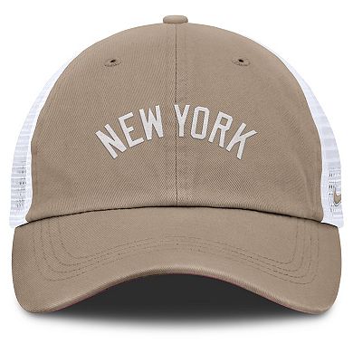 Unisex Nike Khaki/White New York Yankees Mother's Day Club Trucker Adjustable Hat