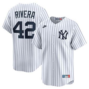Men's Nike Mariano Rivera White New York Yankees Throwback Cooperstown Collection Limited Jersey