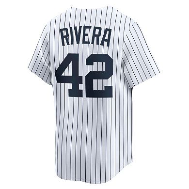Men's Nike Mariano Rivera White New York Yankees Throwback Cooperstown Collection Limited Jersey