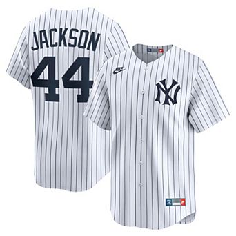 Men's Nike Reggie Jackson White New York Yankees Throwback Cooperstown Collection Limited Jersey