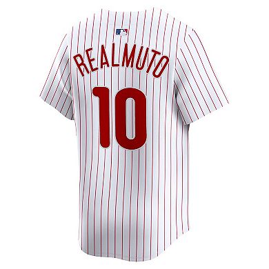 Men's Nike J.T. Realmuto White Philadelphia Phillies Home Limited Player Jersey