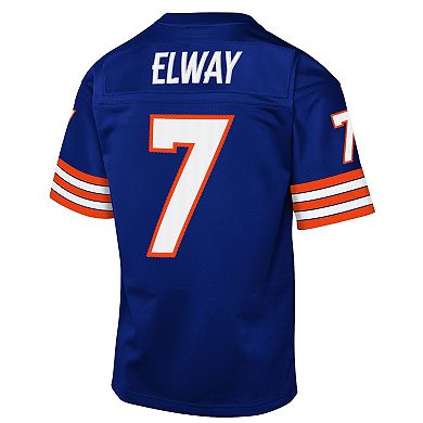 Youth Mitchell & Ness John Elway Royal Denver Broncos 1998 Throwback Fashion Jersey