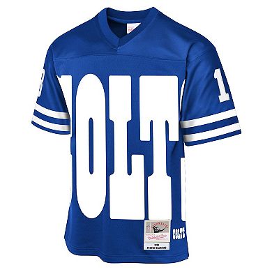 Youth Mitchell & Ness Peyton Manning Royal Indianapolis Colts 1998 Throwback Fashion Jersey