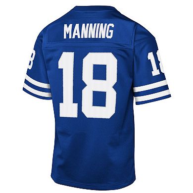 Youth Mitchell & Ness Peyton Manning Royal Indianapolis Colts 1998 Throwback Fashion Jersey