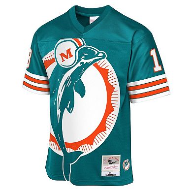 Youth Mitchell & Ness Dan Marino Aqua Miami Dolphins 1984 Throwback Fashion Jersey