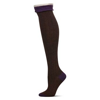 Ruffle Top Cashmere Blend Over the Knee Socks
