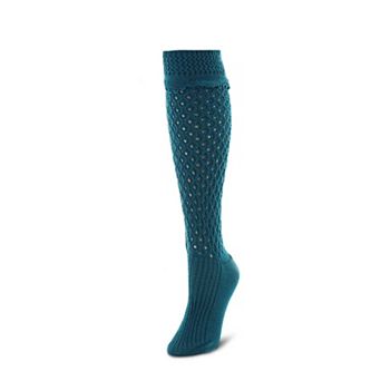 Waffle Chunky Knit Knee-High Sock