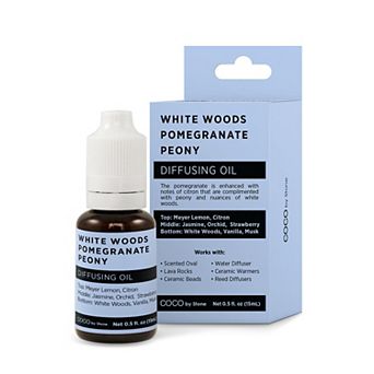 Diffusing Oil - White Woods, Pomegranate, Peony