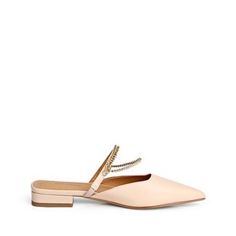 On The Go Leather Flat