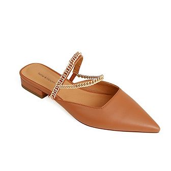 On The Go Leather Flat