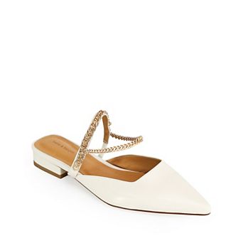 On The Go Leather Flat