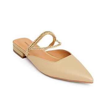 On The Go Leather Flat