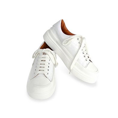 Just A Dream Croc Leather Sneaker