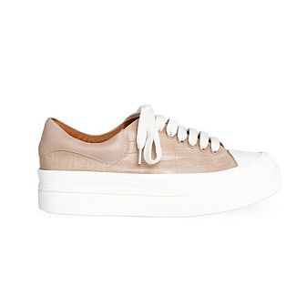 Just A Dream Croc Leather Sneaker