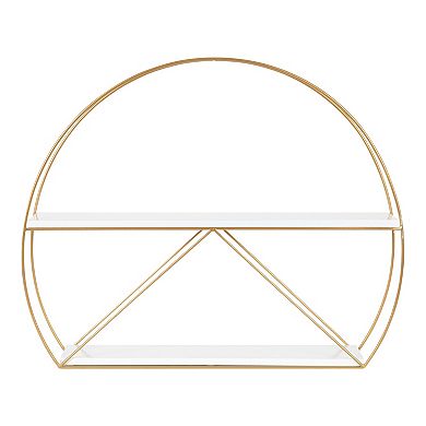 Delmar Mid-Century Modern Wall Shelf