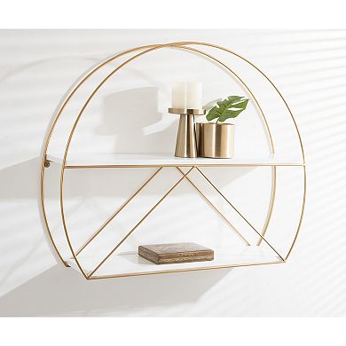 Delmar Mid-Century Modern Wall Shelf