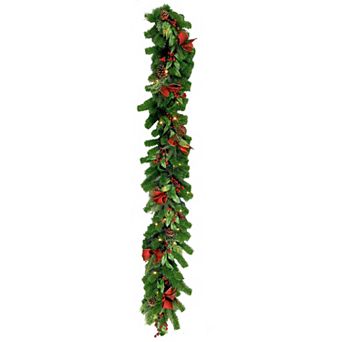 BrylaneHome 6' Pre-Lit Celeste Garland